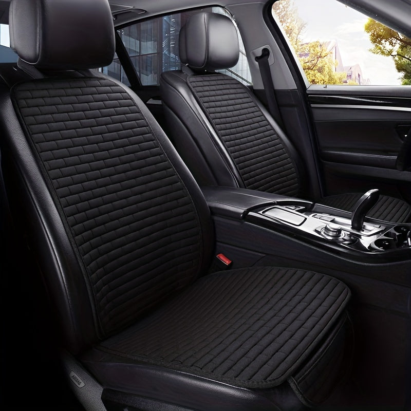 Car Seat Cover Protector Linen Front Rear Back Protect Pad Mat
