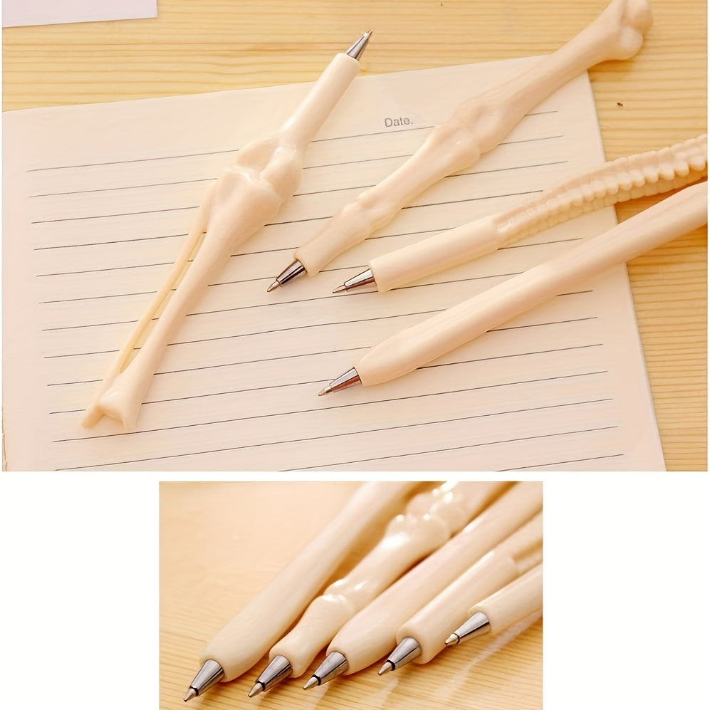 10pcs Bone Shape Ballpoint Pens for Halloween Party