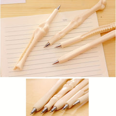 10pcs Bone Shape Ballpoint Pens for Halloween Party