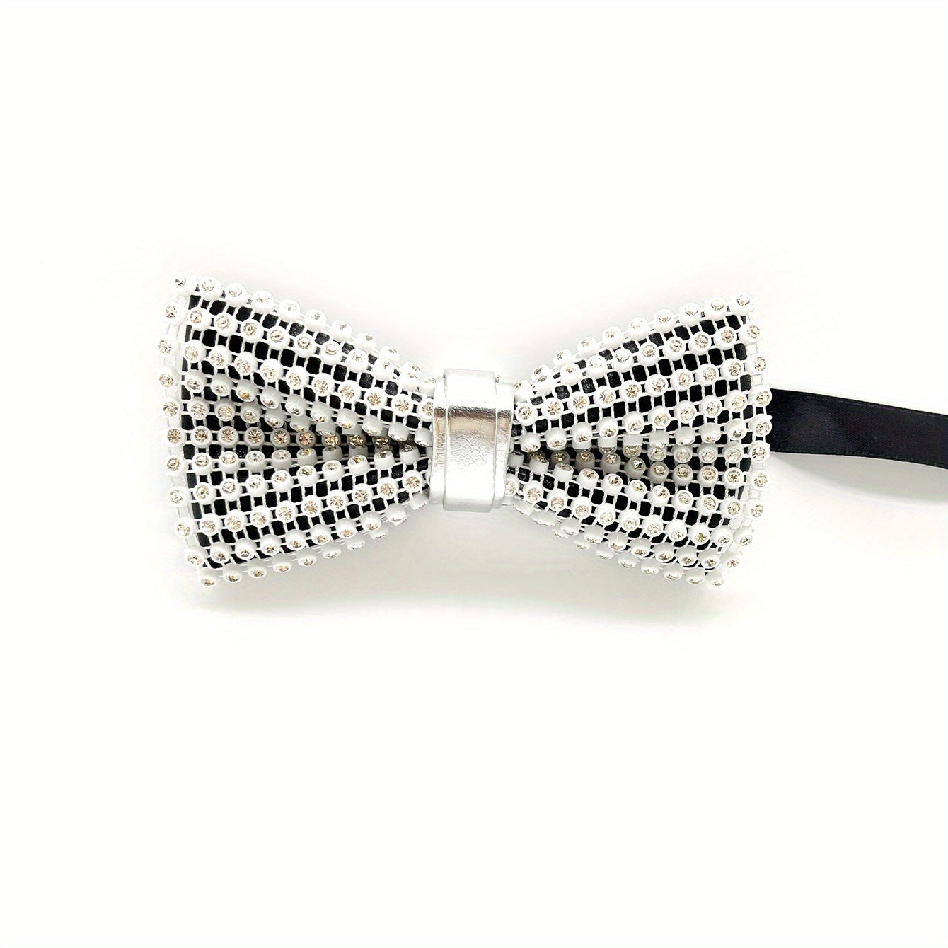 Men's Crystal Bow Tie with Artificial Diamond