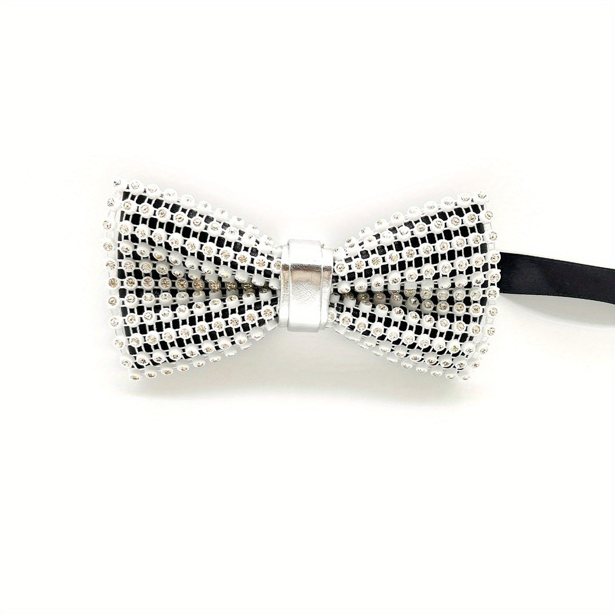 Men's Crystal Bow Tie with Artificial Diamond