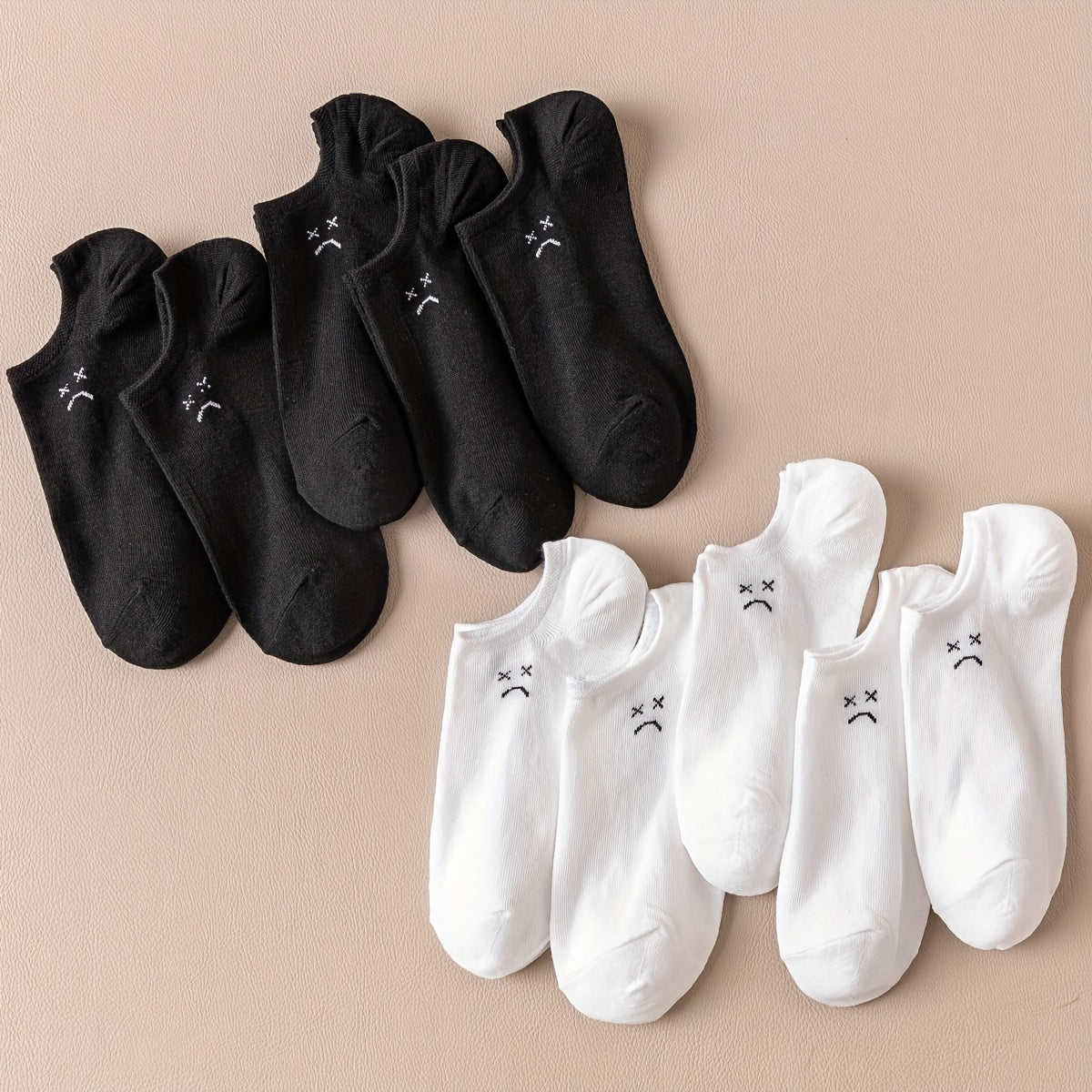 10 Pairs Cartoon Print Low Cut Ankle Socks Women's Stockings