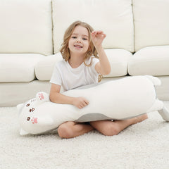 44 Cm Cat Stuffed Animal Soft Long Pillow Cartoon Kitten Plush Toy Gift
