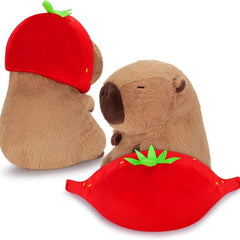 Strawberry Head Doll Guinea Pig Plush Toy