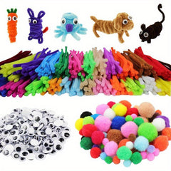 832pcs Pipe Cleaners Craft Set for DIY Activities & Parties