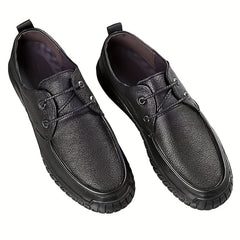 Men's Casual Lace-up Slip On Flat Shoes Round Toe Comfortable