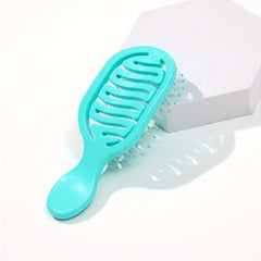 Mini Pocket Travel Brush Nylon Bristles Dry/Wet Hair