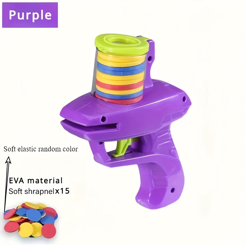Foam Disc Launcher Shooting Game Purple
