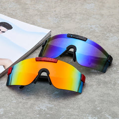 Men's Polarized American Flag Pattern Sports Sunglasses