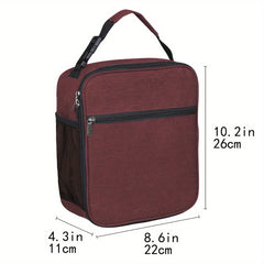 Portable Oxford Insulated Lunch Bag For Office School Picnic