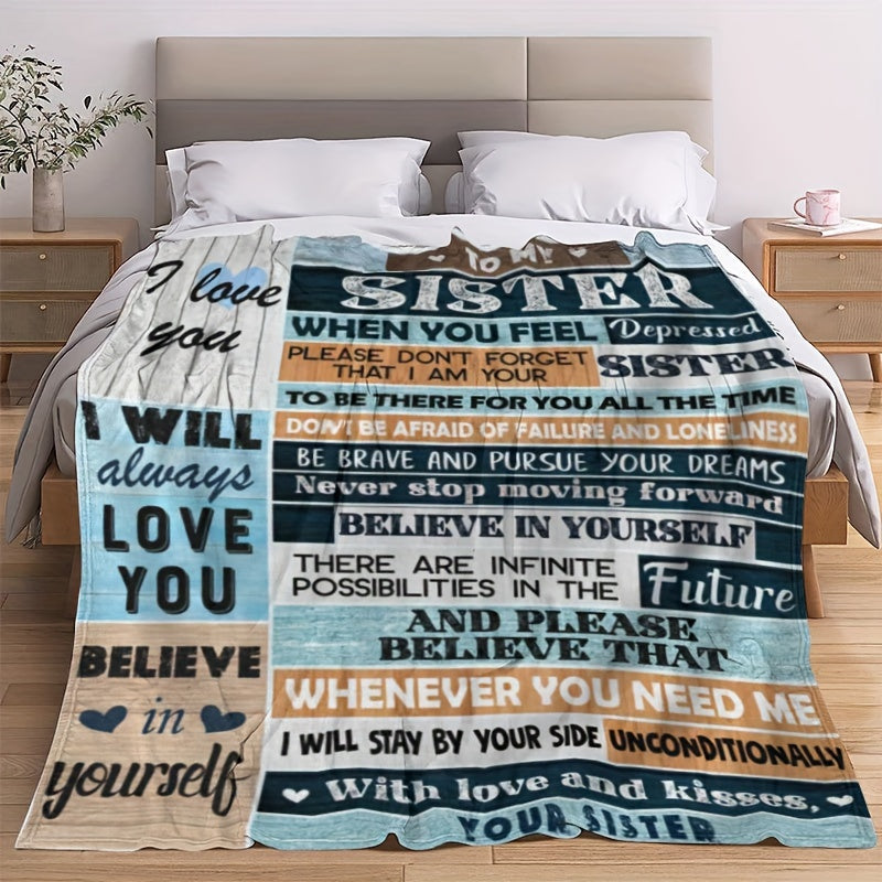 Soft Blanket For Sisters Gift For Couch Bed Sofa Office Camping