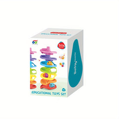 Ball Drop and Roll Tower Toy for 6M Kids