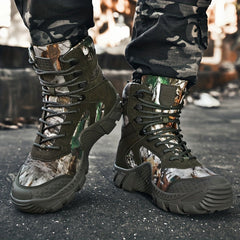 Men's Camo Hiking Boots, Breathable & Non-Slip