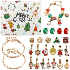 24Pcs Christmas DIY Bracelet Beads Advent Calendar