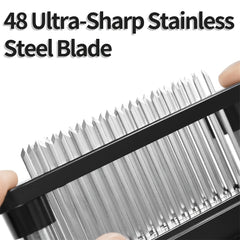 Stainless Steel Meat Tenderizer With 48 Needles Blades