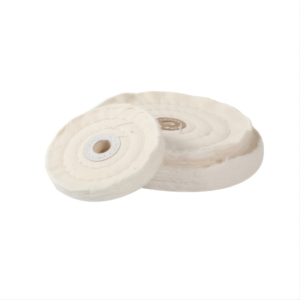 Buffing Wheel 50 Pack 12mm Inner Hole Metal Wood Jewelry Polishing Cloth