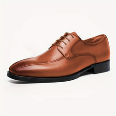 Men's British Style Square Toe Derby Shoes for Wedding Business
