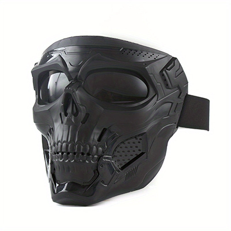 Full Face Airsoft Skull Mask With PC Lens Eye Protection