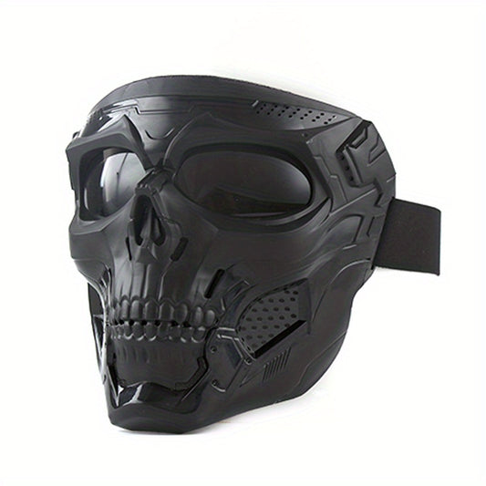 Full Face Airsoft Skull Mask With PC Lens Eye Protection
