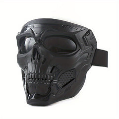 Full Face Airsoft Skull Mask With PC Lens Eye Protection