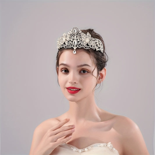 Silvery Headband Crystal Rhinestone Head Jewelry Women Hair Accessories