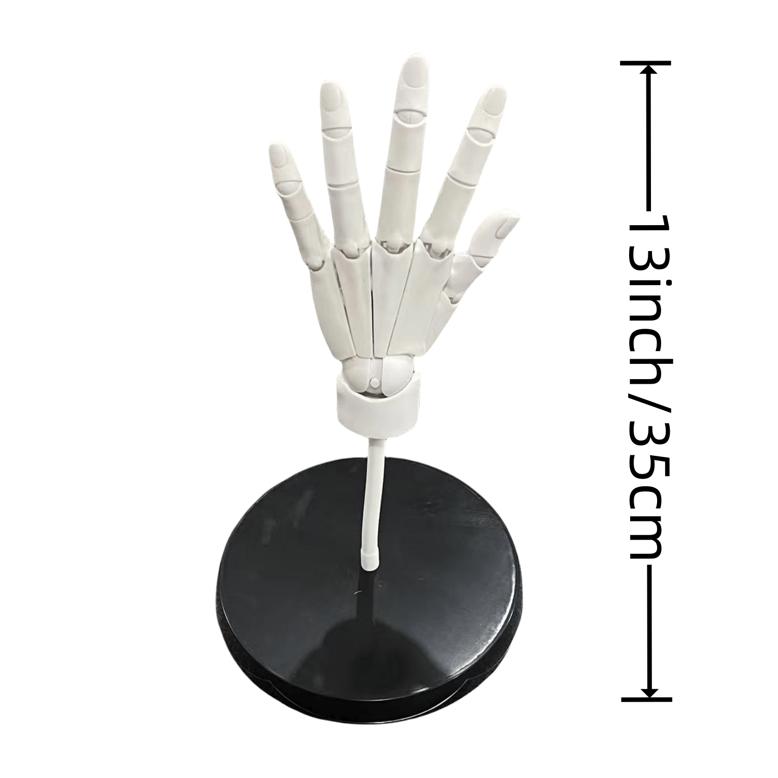 Articulated Hand Figure PVC Finger Joint Puppet Realistic Poseable Desk Decor
