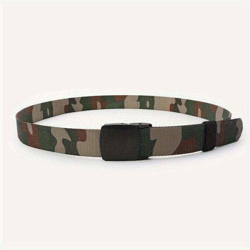 Breathable Nylon Military Tactical Belt No Metal Buckle