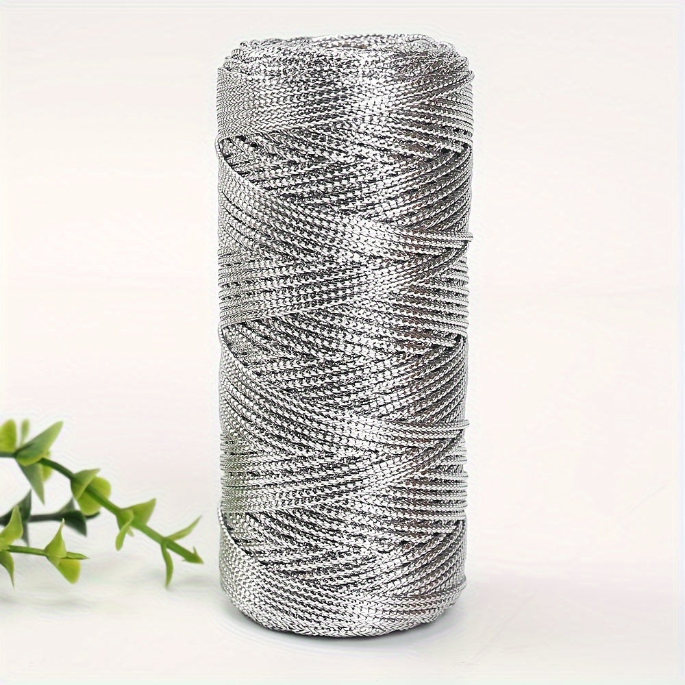 97m Metallic Bakers Twine Red Golden Silvery Wrapping Twine