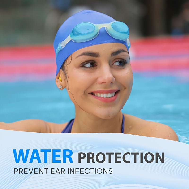 Noise Cancelling Foam Ear Plugs for Silent Sleep & Study