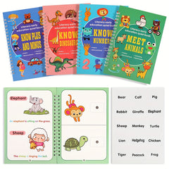 Educational Sticker Activity Book for Toddlers 3-6 Years
