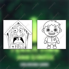 Frightening Coloring Book for Adults
