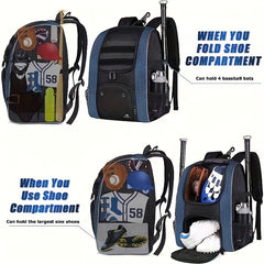 MATEIN Baseball Backpack Softball Bag With Shoes Compartment For Men