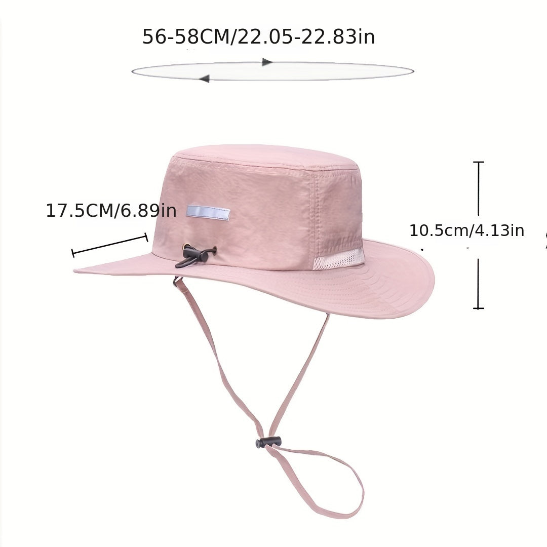 Breathable Bucket Hat Sunscreen Waterproof Boonie Hat