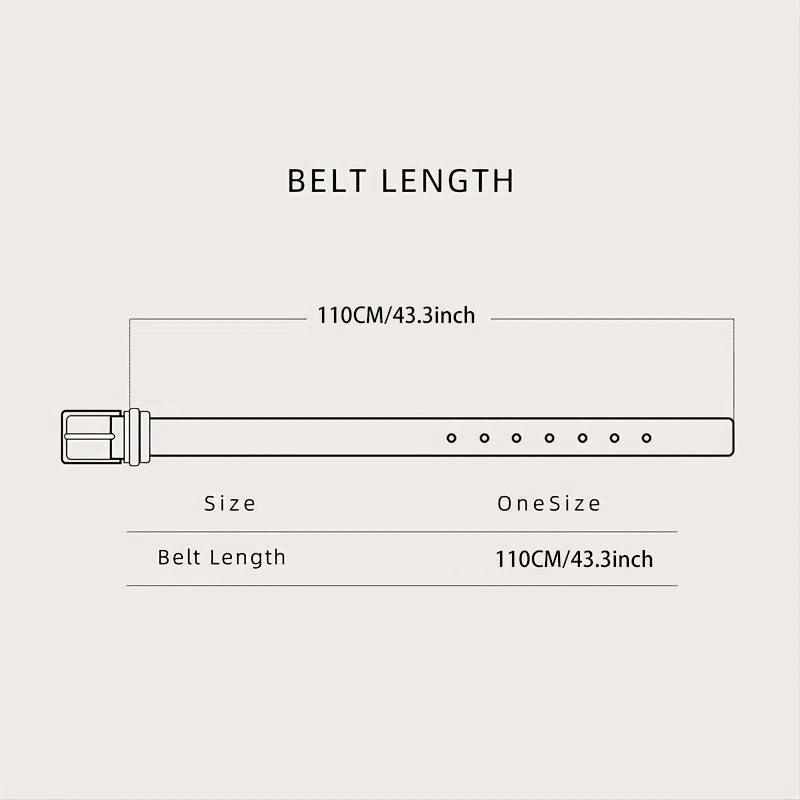 Women's Punk Style Rivet Belt Star Decor PU Leather Belt