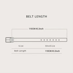 Punk Hip hop Square Bead Rivet Belt Unisex Street Pyramid Pin Buckle Belt