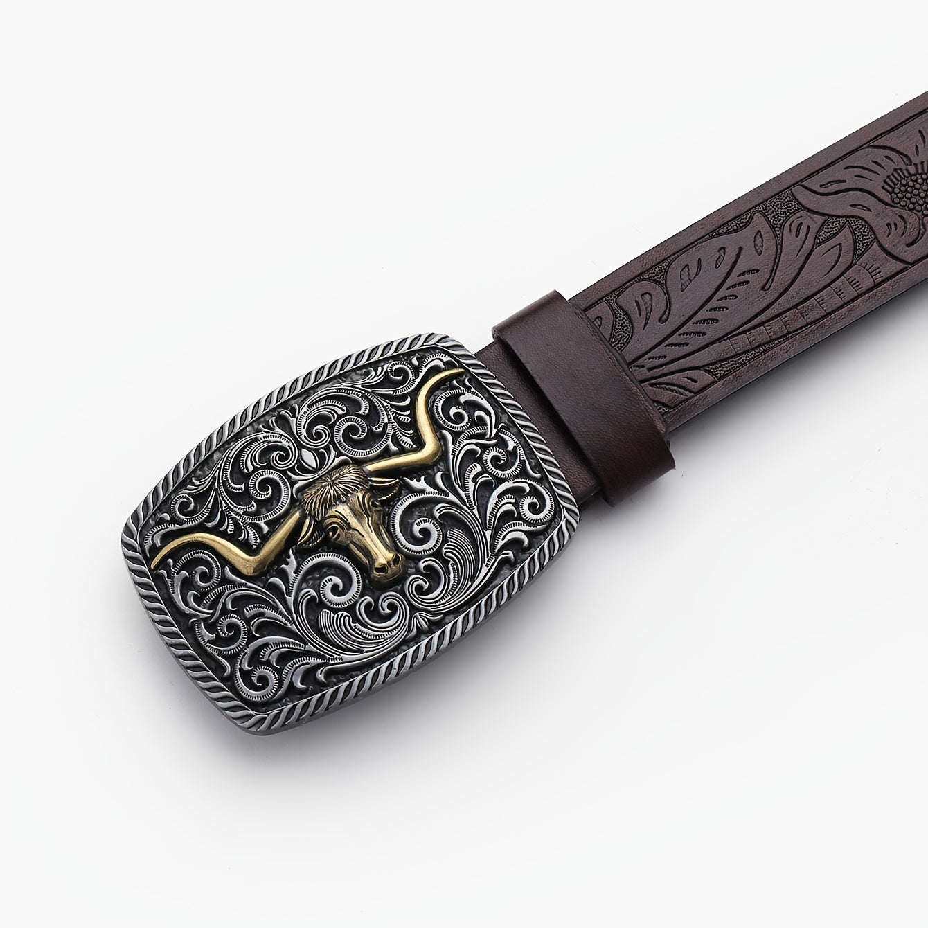 Western Cowboy Vintage Leather Belt