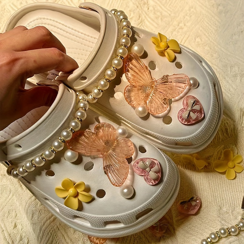 Butterfly Shoe Buckles Garden Shoes Decoration DIY Accessories