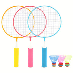 2pcs Badminton Racket Set Youth And Adult Outdoor Sports And Leisure Toy