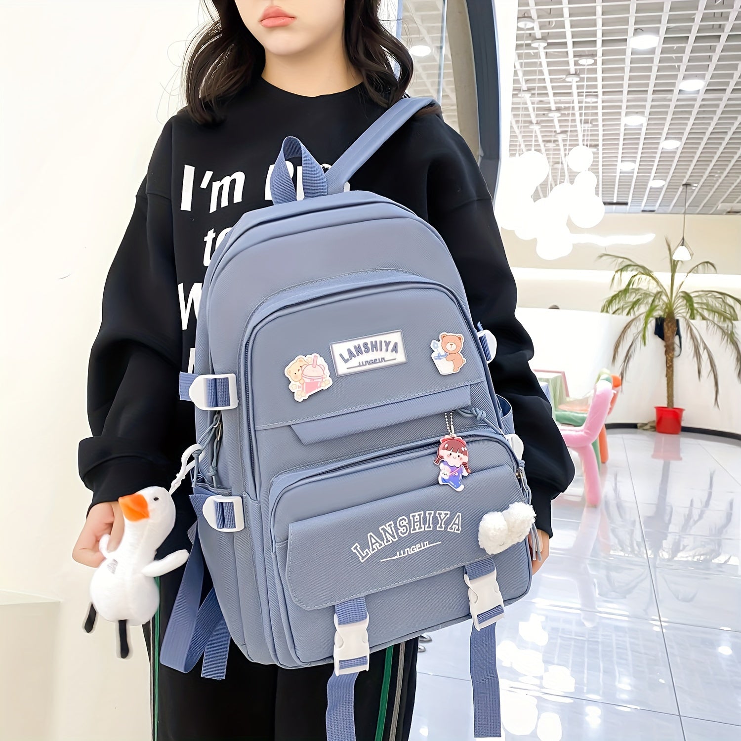 5pcs Backpack Set Large Capacity for Students