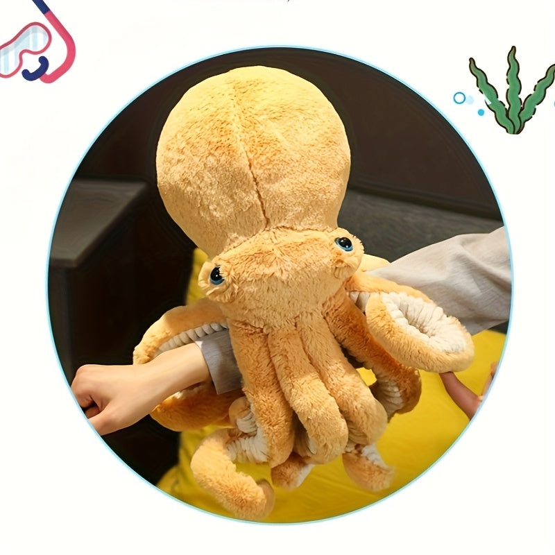 Cute Plush Octopus Toy Soft Stuffed Animal Gift for Friends & Family
