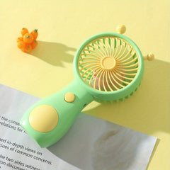 Cartoon Snail Handheld Fan USB Rechargeable Mini Pocket Fan