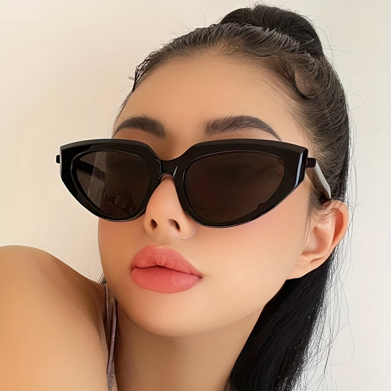 Cat Eye Sunglasses Wrap Around Vintage Eyewear UV Protection