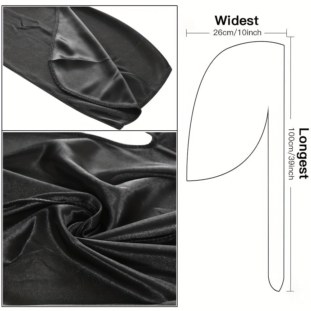 Unisex Silky Plain Head Wrap Outdoor Riding