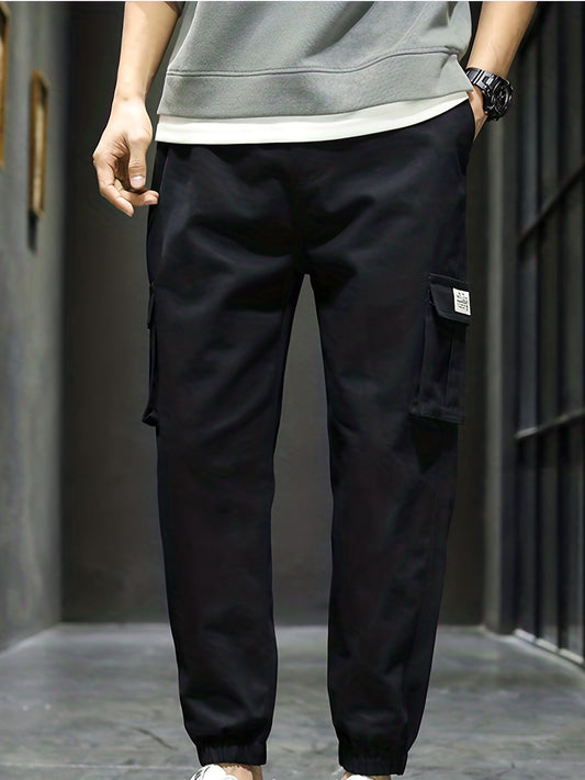 Classic Cargo Pants Men Casual Techwear Joggers Hip Hop Drawstring