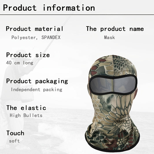 Outdoor Sports Face Mask Windproof Dustproof UV Protector Neck Gaiter