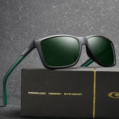 Men Polarized Square Sunglasses Retro Summer Shades