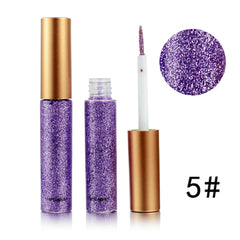 10 Sparkling Glitter Liquid Eyeliners Long Lasting Smudge Proof