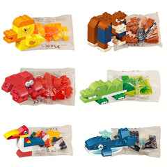 Animal Large Block Building Set Educational Toy