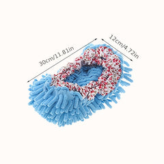 2pcs Microfiber Floor Cleaning Slippers - Easy Mopping & Dusting