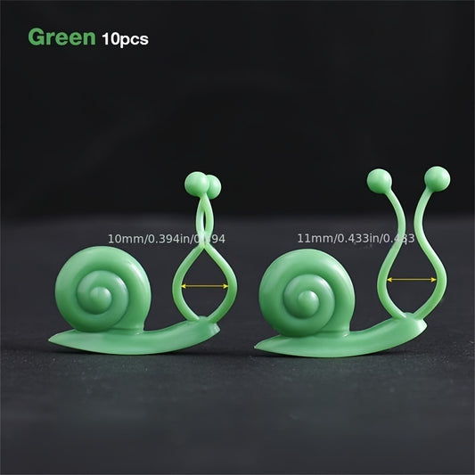 Snail Garden Plant Clips Greenhouse Support Plastic Ring